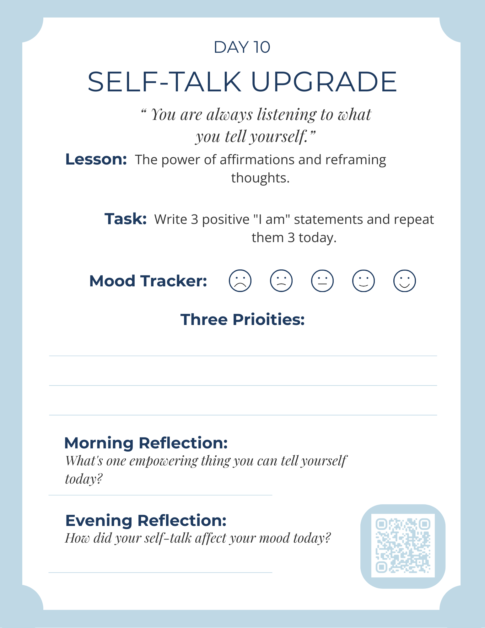 14-Day Reset Journal