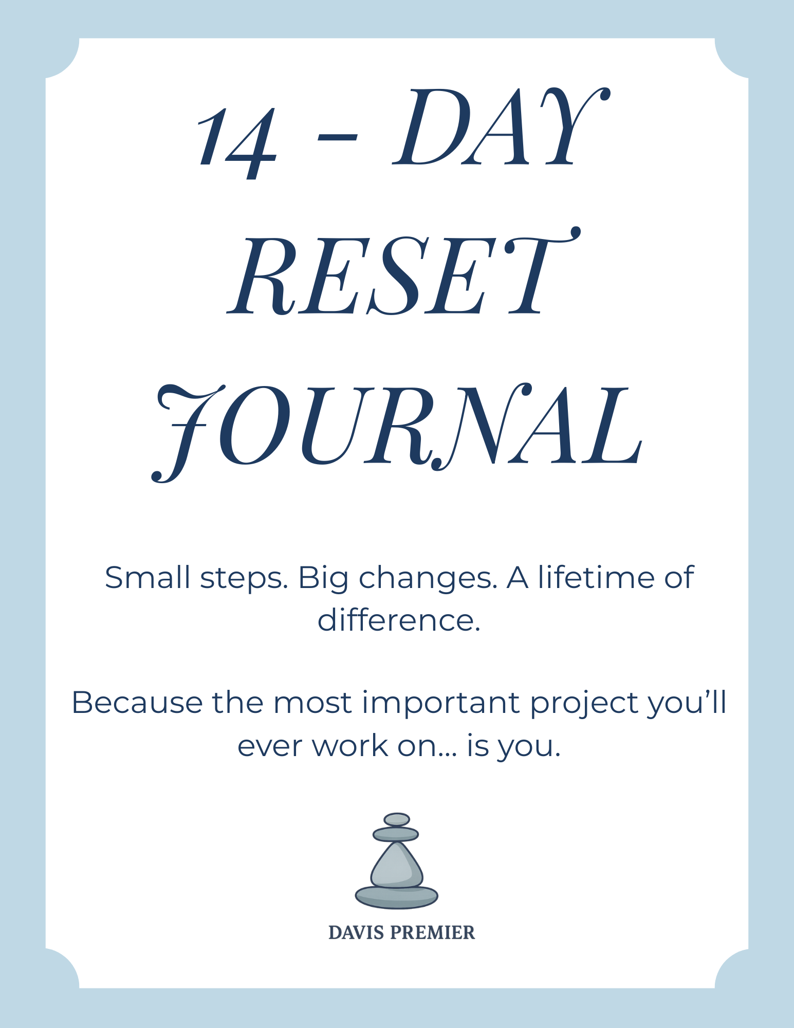14-Day Reset Journal